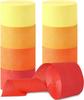 Eco Friendly Orange Streamers Party Decor 4 Rolls Orange Crepe Paper Streamer for Birthday Party Streamers for Backdrop