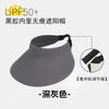 Full brocade seamless empty top hat UV protection sun hat women's versatile cycling summer sun protection hat