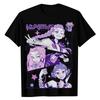 Women's Casual Long-sleeved Round-neck Retro Gradient Printed Cotton And Linen Top