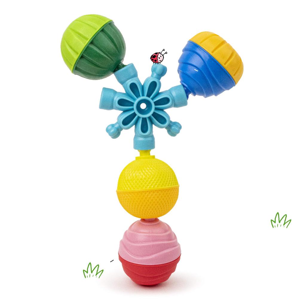 Lalaboom Baby Toy Lalaboom Bead Bag 48 Authentic Set, Pieces, BL460,