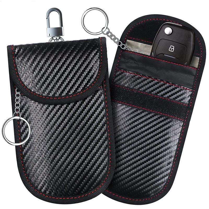 Compact Faraday Bag: Anti-Theft RFID & Signal Shielding for Mobile Phones & Car Keys