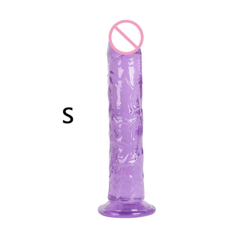 Adult Supplies Sex Toy Realistic Dildos Lifelike Flexible Dildo With Suction Cup For hands-free Play Adult Sex Toys For Men