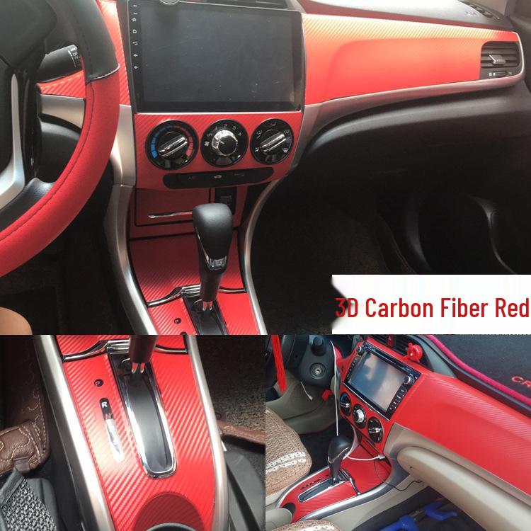 13-18 Lingpai Interior Carbon Fiber Gear Console Anti-Scratch Film
