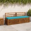 1 piece Bench Cushion VUGHT 100percent  Polyester Turquoise