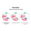 Interdental Cleaning Toothbrushes - 150 Pieces Soft Rubber Floss Picks for Adults & Kids
