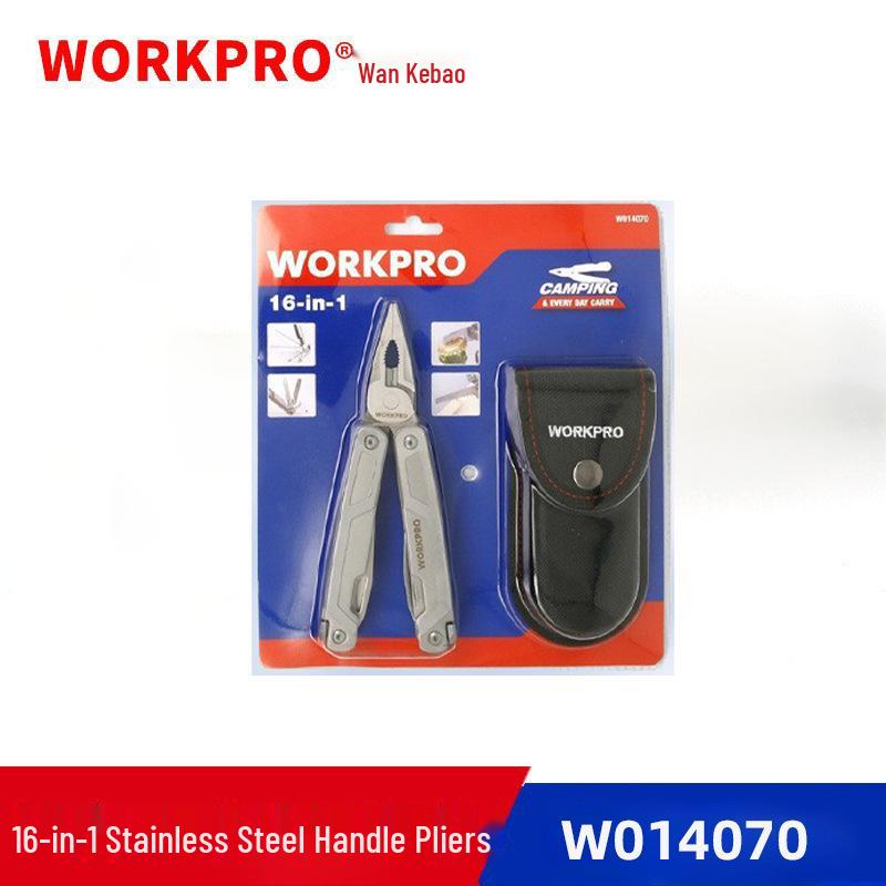Wankebao Stainless Steel Multi-Function Portable Folding Pliers W014070