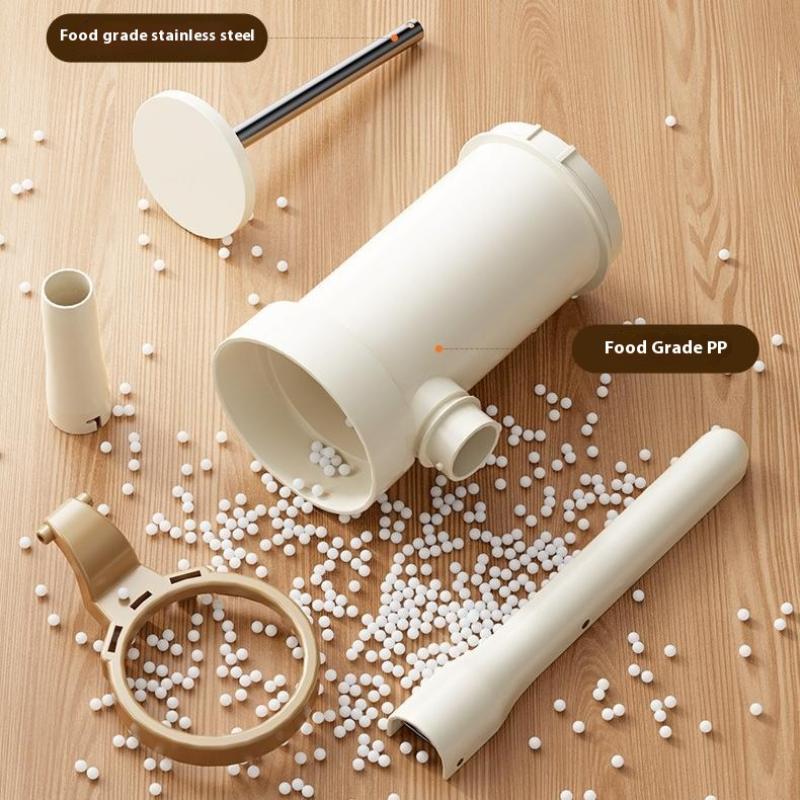 Homemade Sausage Maker With Stuffing Pipe Manual Fast Meat Stuffer Filling Machine Large Capacity Heavy Duty Kitchen Tools