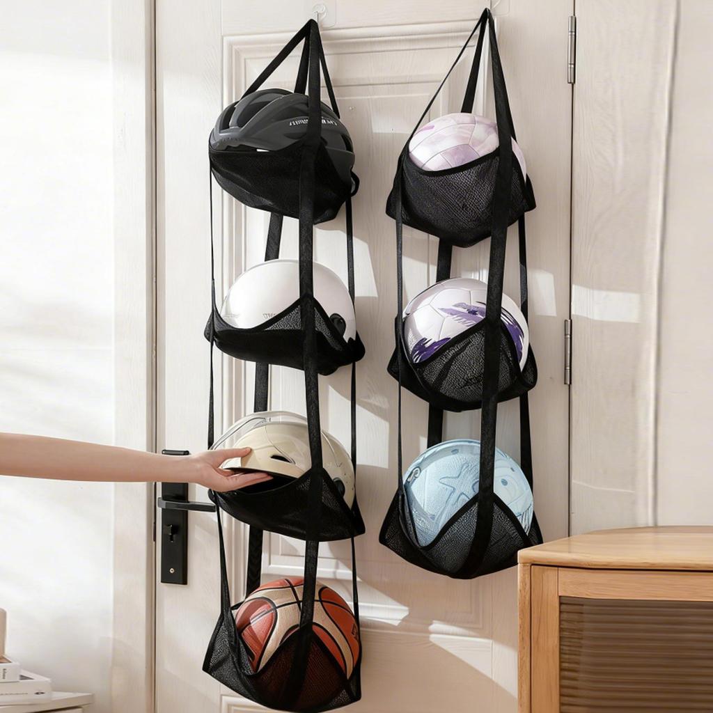 Eine Aufbewahrungstasche für Basketbälle, Volleyballbälle, Fußbälle und andere Sportausrüstung, mit einem multifunktionalen Design