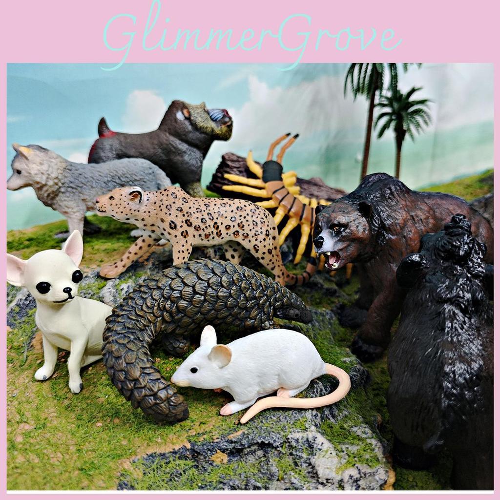 Pangolins Wildlife Animal Models Pvc Static Figures For Education And Collection
