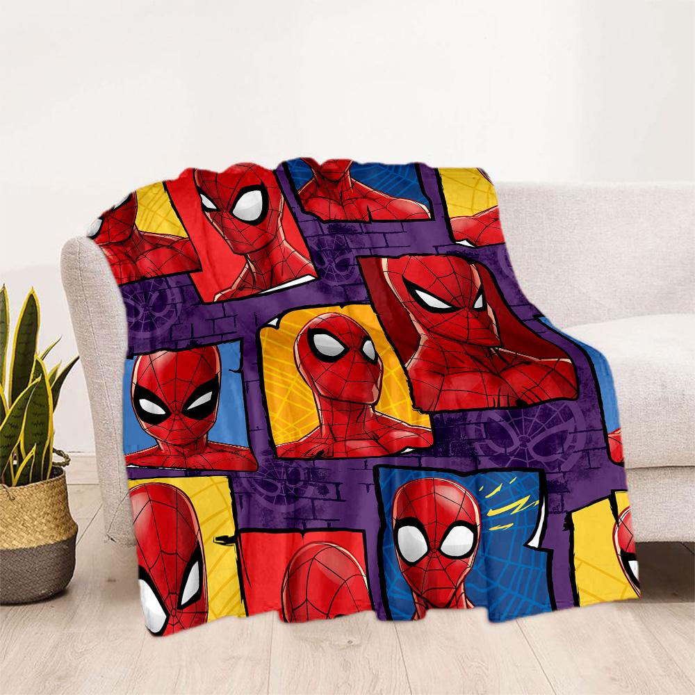 1pc Spider-Man: Scarlet Spider blanket Soft and Warm for Sofa Office Camping Travel Livingroom Great Gift for Friends and Family Comfortable