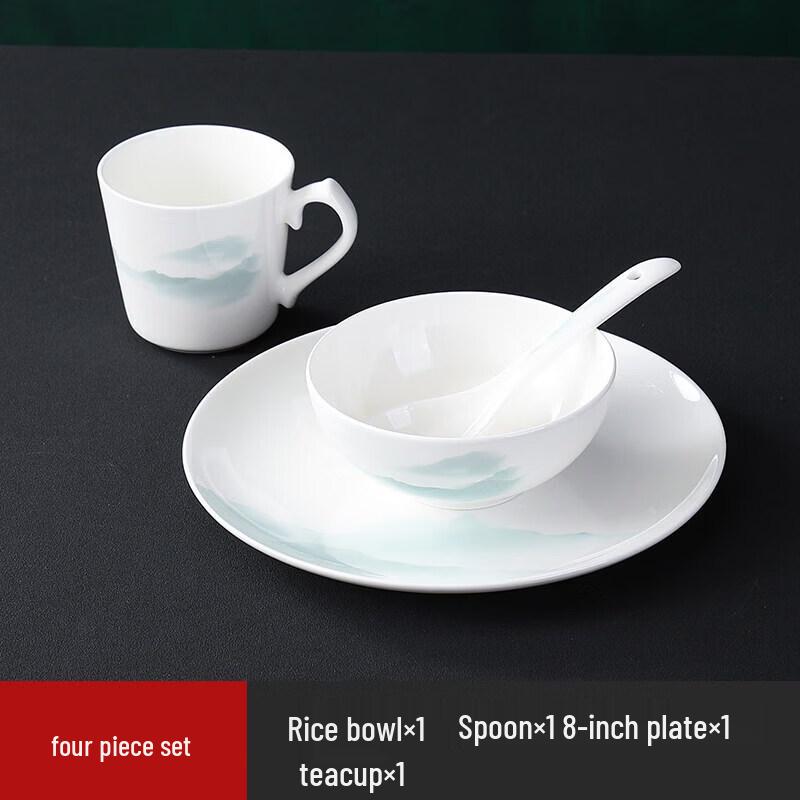 Sweet Elegance Handmade Chinese Ceramic Dining Set