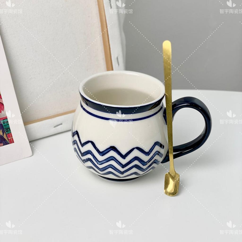 New Mug Polish Cup Milk Coffee Cups Breakfast Ceramic High Appearance Large Capacity Gift Drinkware