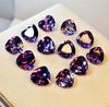 12 Pcs Natural Alexandrite Gemstone Color Change Trillion Lot 96 Ct CERTIFIED Ssr-873658