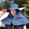 Waterproof quick-drying large shawl sunscreen sun hat children's fashion versatile casual sun hat hiking bucket hat