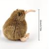 12cm Cute New Zealand Kiwi Bird Plush Pendant Simulation Stuffed Animal Kiwi for Christmas Gift Bird Keychain