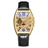 UTHAI M14 Fashionable Wine Barrel Men Watch Tourbillon Automatic Mechanical Watch Business Clock Giftwatches for Man