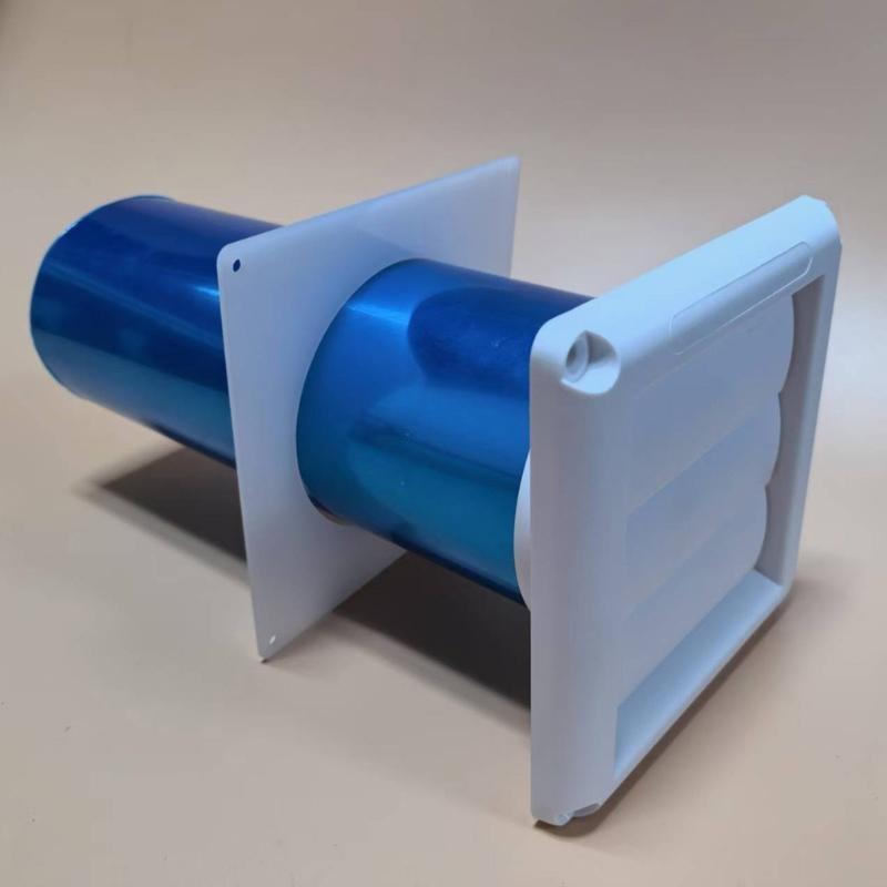 652F 4Inch Dryer Vent Kits Through Wall with Hose/Duct Connectors/Plate Dryer Vent Hose Connectors Wall Ducting Kits Easy to Use