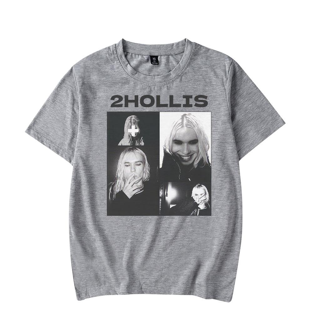 2025 2Hollis Photo Tshirt Shortsleeved Women Unisex Fashion Casual Summer Stylish Design Tee