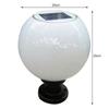 Street Lamp with Acrylic Round Ball Courtyards Modern Solar Powered Outdoor Yard Wall Column Lighting Accessories