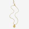 Peri'sbox Waterproof stainless steel bead disc cross pendant necklace simple metal chain Beads women's fashion jewelry gifts