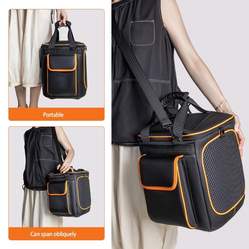 Portable Storage Bag Suitable With 2 Power Station Solid Oxford Fabric Construction For Tool Accessories