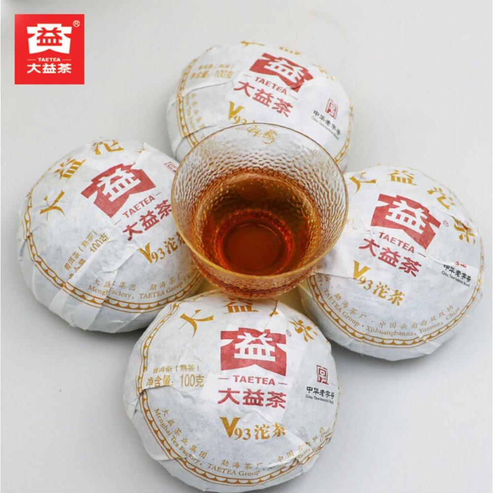 Yunnan Ancient Tree Ripe Pu-erh Tuocha Tea 100g TAETEA CV93