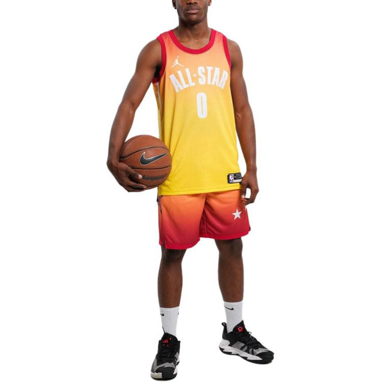 Jordan 2023 All Stars Basketball Jersey Men's Orange DX6330-626