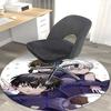 1pc Round Carpet - Office Chair Mat, Non-Slip Rug for Anime Lovers | Festival Gift, Seasonal Decor | Suitable for Home Office, Living Room