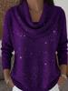 2025 Autumn & Winter Women's Solid Color Long Sleeve Sweater