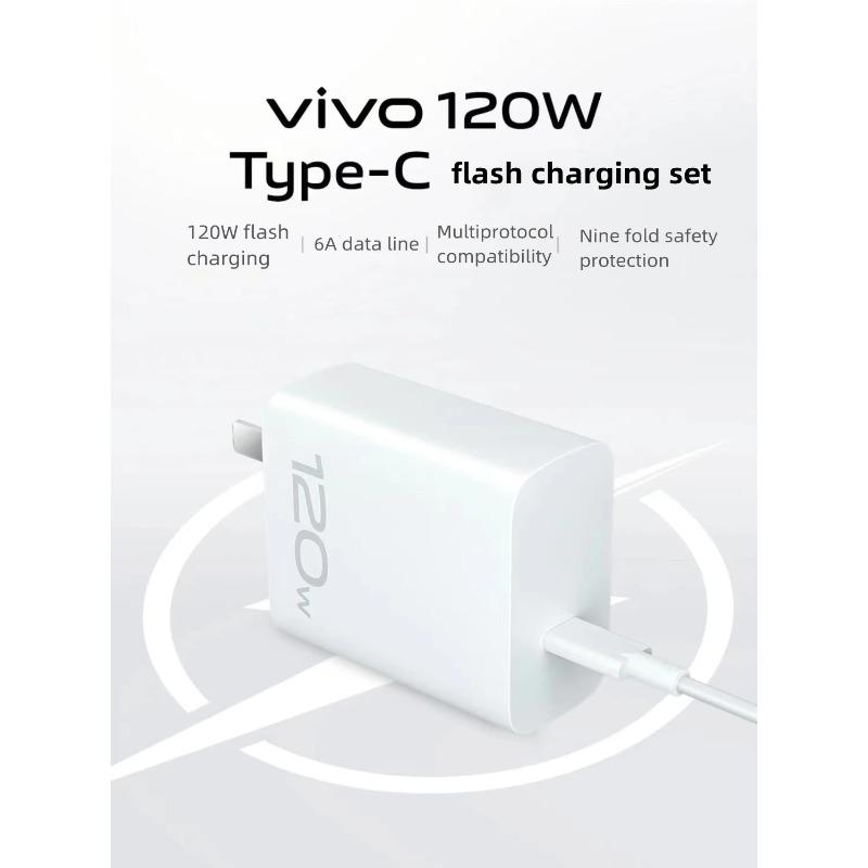 Vivo 120W flash charger set original mobile phone flash charger X90x90 Pro iQo10neo