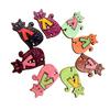 100x Handmade 2 Holes Cat Shape Sewing Making DIY