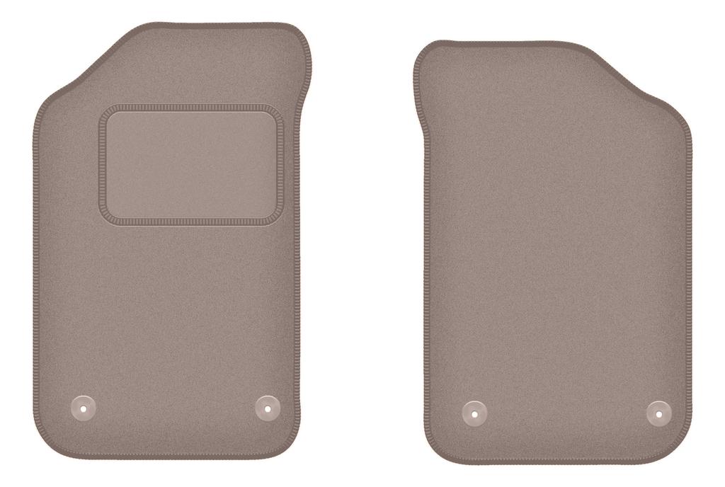 Béžové přední rohože pro: MG F / TF kupé, kabriolet (2007-2011)