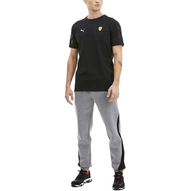 PUMA T Shirts Men's Black Crew Neck 596143-02