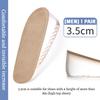 Invisible Height Increasing Shoe Insoles Quality Gel Insole for Feet Silicone Shoe Pads Shock Absorbing Shoe Sole 1Pair