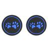 2Pcs Non-slip Car Water Cup Pad Cat Paw Footprint Rubber Mat for Bottle Holder Coaster Auto Interior Anti-skid Cup Holders