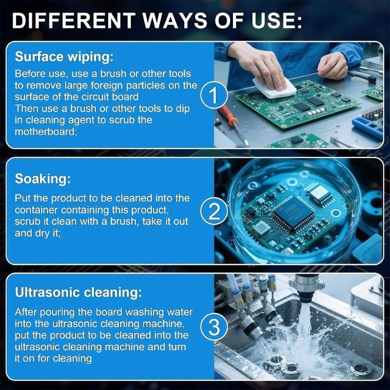 Electronics Maintenance Contact Cleaner for Motherboards, Control Boards and Contact Points, Cleaning Bottle for Routine Cleanup Work