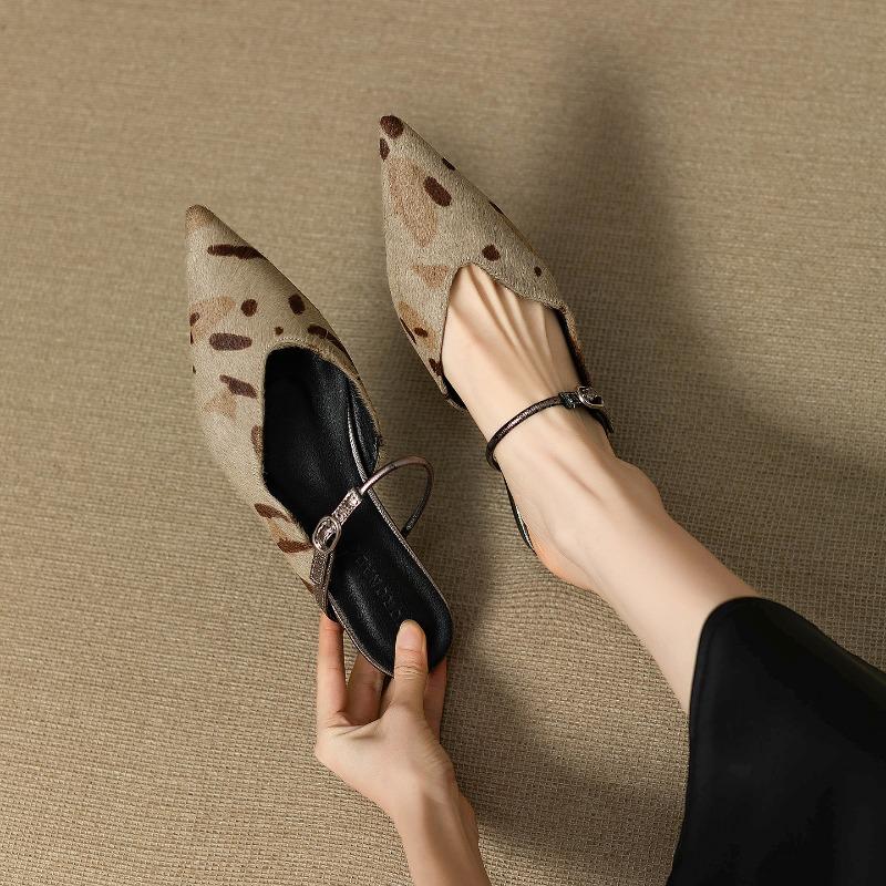 Fashion 2025 NEW Women Shoes Pointed Toe Flats Slippers Sexy New Sandals Elegant 2025 Summer Party Shoes Fashion Woman Shoes