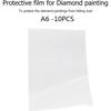 10/20/50pcs Diamond Mosaic Protective Films Non-stick Painting Cover Rhinestone Drawing Tools Replacement Accessories