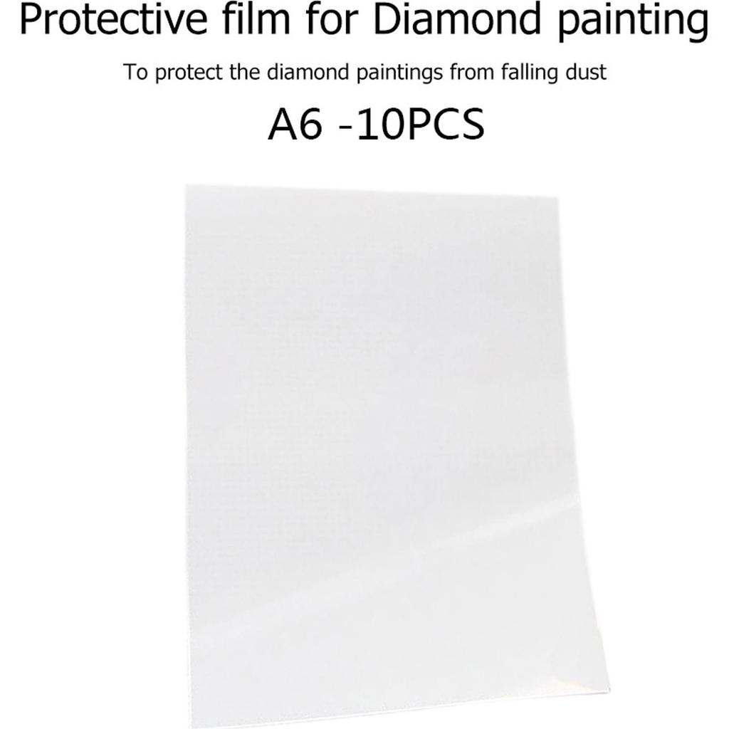 10/20/50pcs Diamond Mosaic Protective Films Non-stick Painting Cover Rhinestone Drawing Tools Replacement Accessories