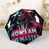 Star Wars Characters Outdoor Automatic Umbrella Folding Umbrella with 8 Ribs Sturdy Construction All-Season Travel Elegant Umbrella