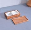 Wooden Magnetic Jewelry Box: Portable Ornamental Necklace & Ring Storage