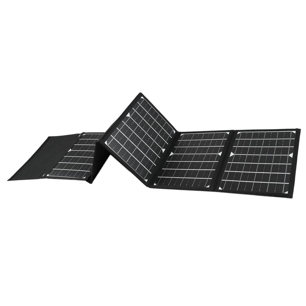 6 Fold 50W Solar Panel Folding Bag Dual USB+DC Output Solar Charger Portable Foldable Solar Charging Device Outdoor