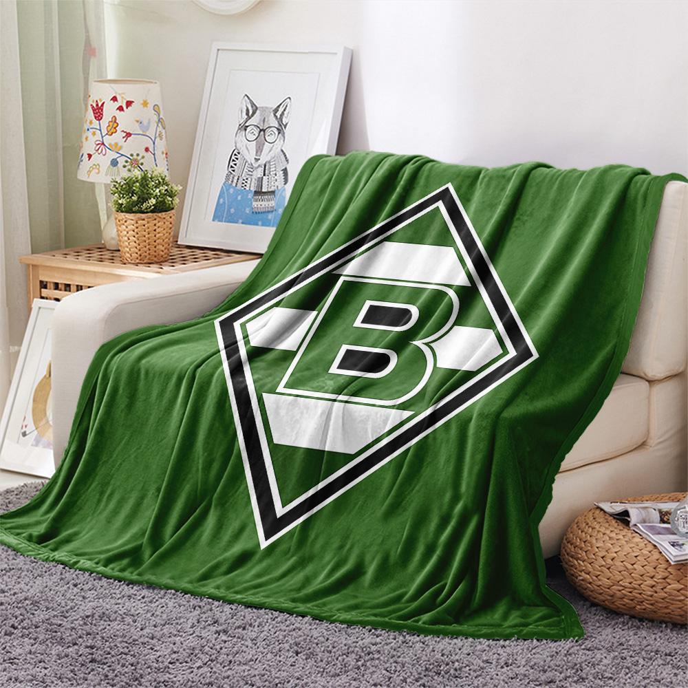 Borussia Print Flannel Blanket, High quality Comfortable for All Seasons, Home Decor, Warmth and Comfort, Perfect for Christmas Gifts