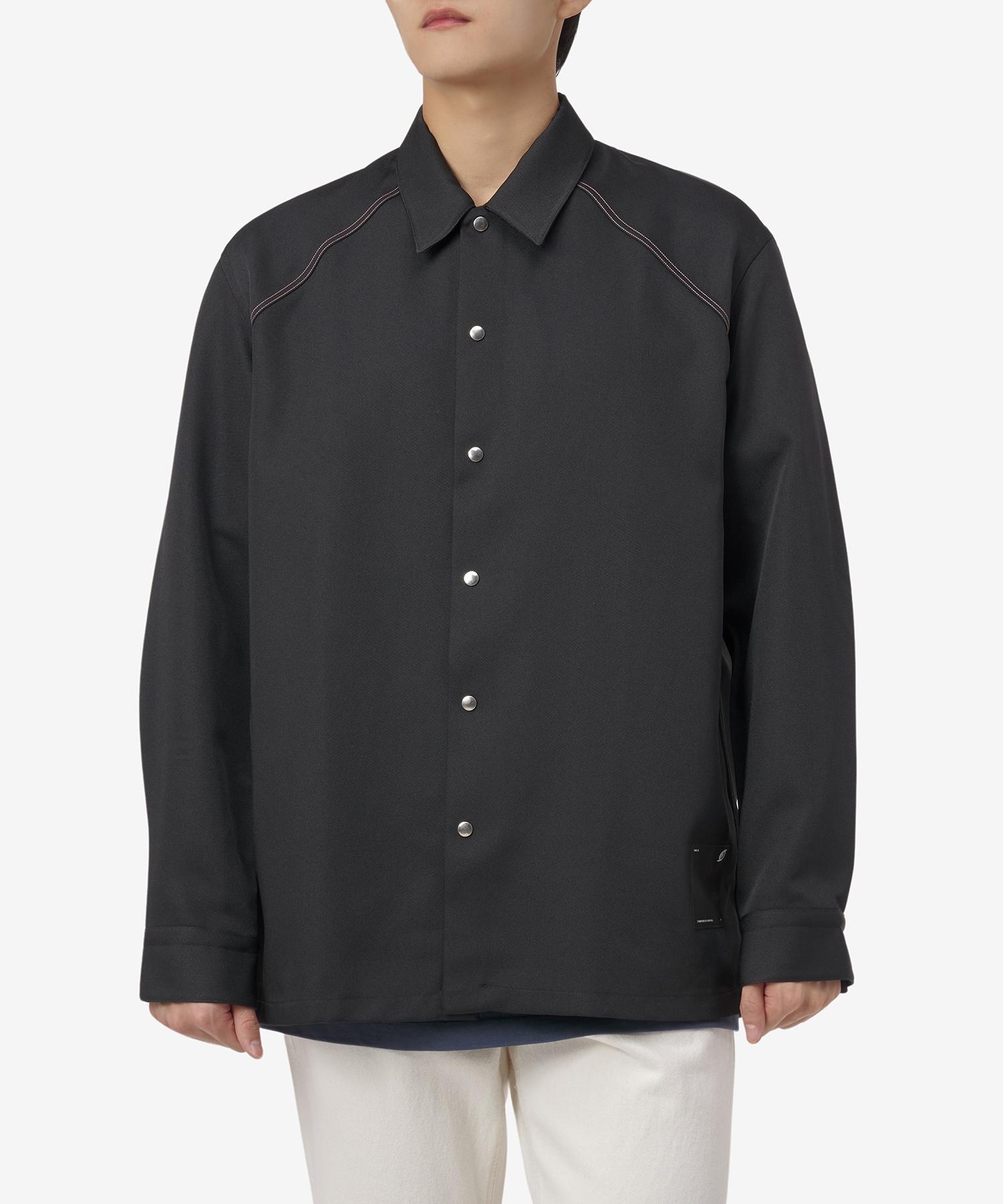 Oamc Taiga Shirt - Black / 23A28Oau74Pes00468001 Black/L