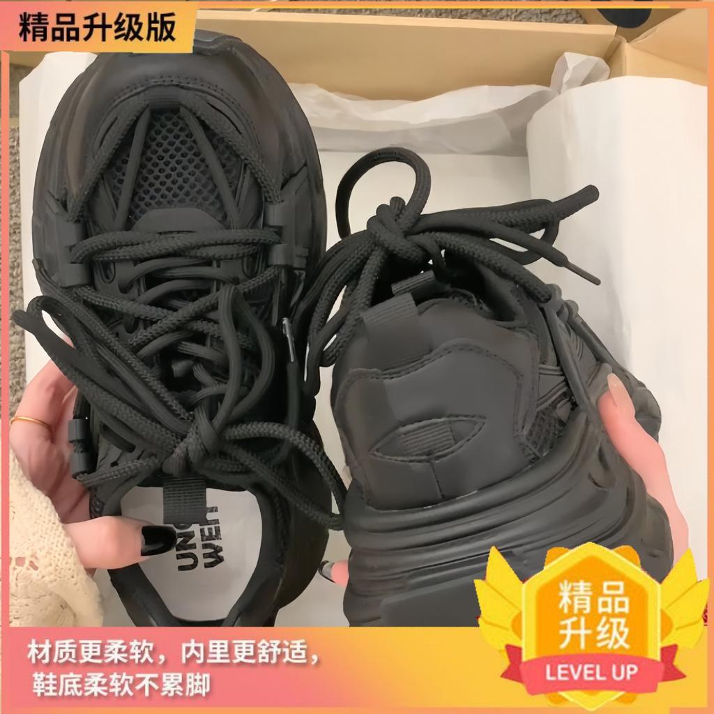 Sneakers British Style 2025 Autumn and Winter New Platform Dad Shoes Casual, Light and Comfortable Versatile Niche Women's Shoes