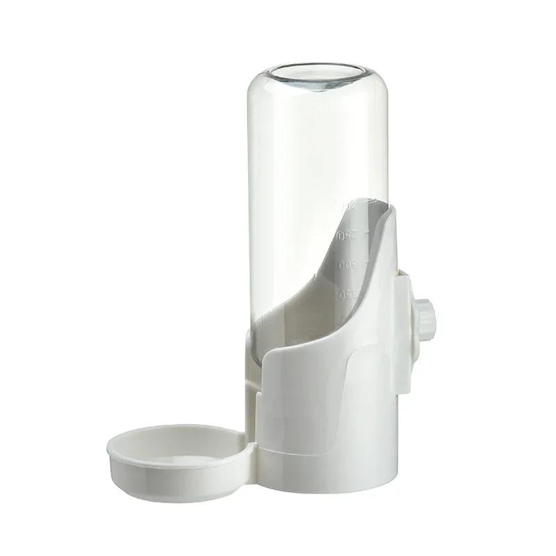 

Pet Cats Dogs Drinking Fountain Feeder Pet Cage Hanging Bowl Food Container Water Feeder Dispenser For Puppy Cats Dogs Rabbit білий