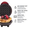 US-Stecker Tragbarer Mini Elektrischer Waffelmaker Antihaftbeschichtete Pfanne Leicht zu Reinigen Kinderfrühstück Toaster Maschine Eierkuchen Sandwich