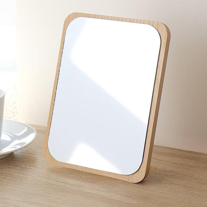 

SPACEXPERT Foldable Wooden Desktop Makeup Mirror 12cm Wide