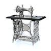 2.95x1.8x1.3" Children's Interactive Dollhouse Retro Sewing Machine with Hollow Pedal Decoration Ornaments Toy