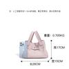 Top Layer Cowhide Leather Bag Female Niche Design Vegetable Basket Water Bucket Commuting Handbag Crossbody Manufacturer